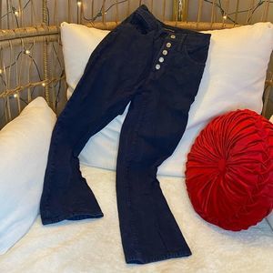 Lucky Brand jeans navy corduroy boot cut pants size 00 / 24